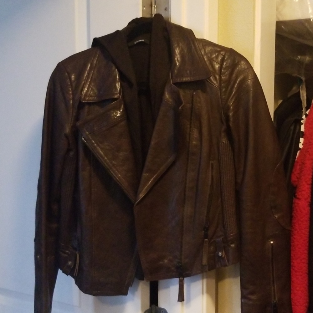Stefanel geniuine leather jacket